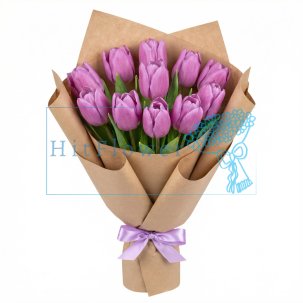 Букет цветов из: Тюльпаны